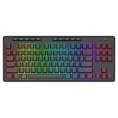 Klawiatura gamingowa Redragon SHIVA PRO 87 K516RGB-PRO bezprzewodowa membranowa podświetlana czarna