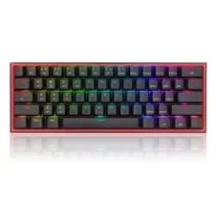 Klawiatura gamingowa Redragon Fizz Pro K616 Redragon Mechanical Red Switches bezprzewodowa mechaniczna podświetlana czarna