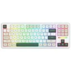 Klawiatura gamingowa Redragon Wildslash Pro Redragon RPC bezprzewodowa mechaniczna podświetlana biała