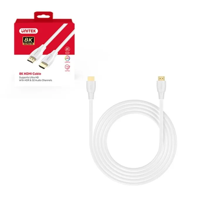 Unitek HDMI 2.1 8K HDR biały 7m — image 3