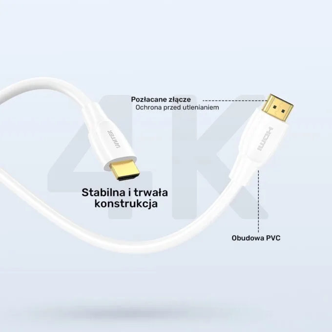 Unitek HDMI 2.1 8K HDR biały 1.5m — image 5