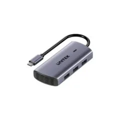Unitek USB-C 6w1 | 3x USB-A | 5 Gbps | PD 100 W | HDMI 4K@30Hz | RJ45