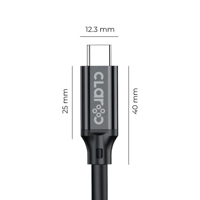 Claroc Kabel USB-C 4K@60Hz, 100W, 20 Gbps, 7 m — image 4