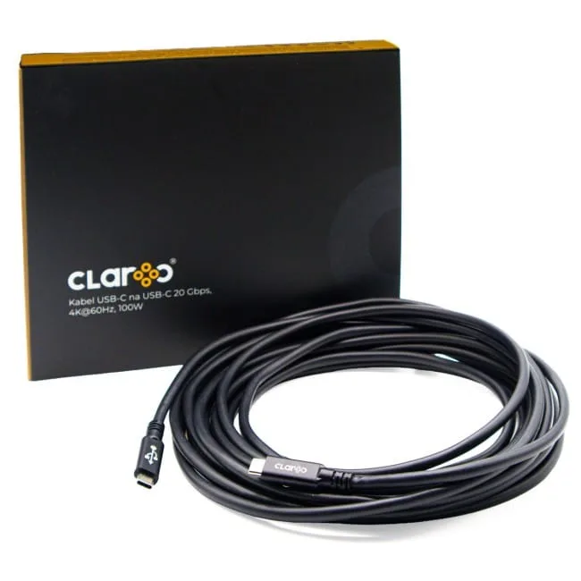 Claroc Kabel USB-C 4K@60Hz, 100W, 20 Gbps, 7 m — image 5