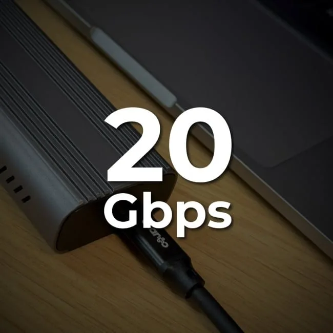Claroc Kabel USB-C 4K@60Hz, 100W, 20 Gbps, 7 m — image 9