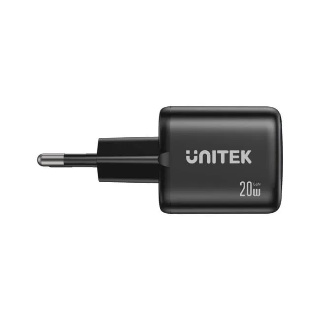 Unitek 20W, USB-C, USB-A, PD 3.0, czarna — image 2