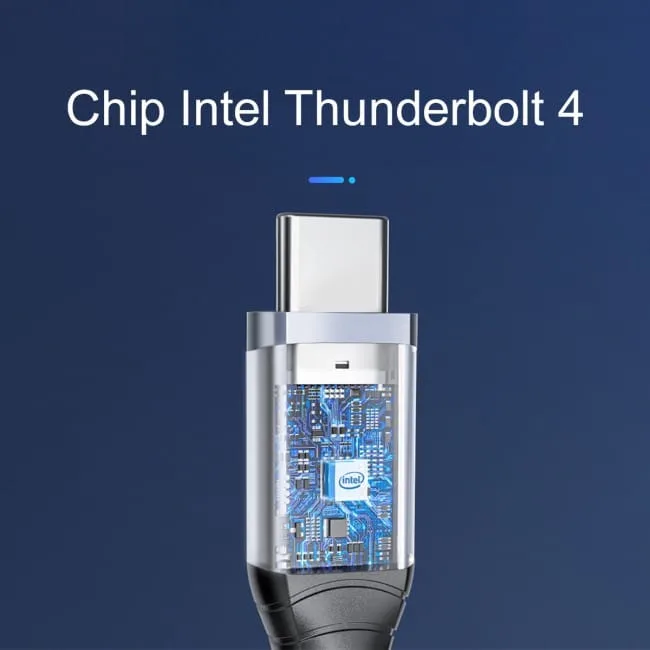 Orico Thunderbolt 4, USB-C 40 Gbps, 8K60Hz, PD 100W, 2 m — image 6