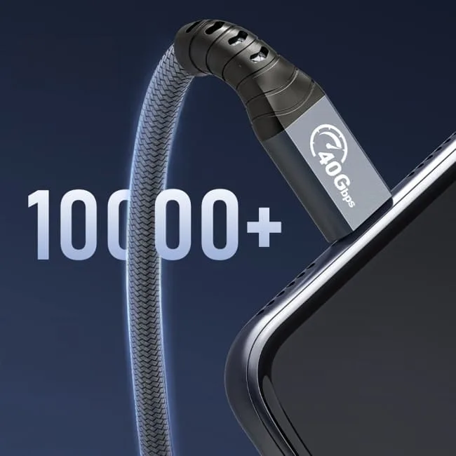Orico Thunderbolt 4, USB-C 40 Gbps, 8K60Hz, PD 100W, 2 m — image 9