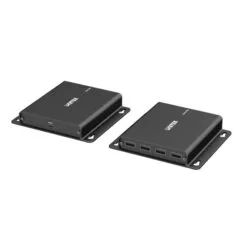 Unitek Przedłużacz USB-C na 4× USB-A przez Ethernet, zasięg do 150 m 480Mbps