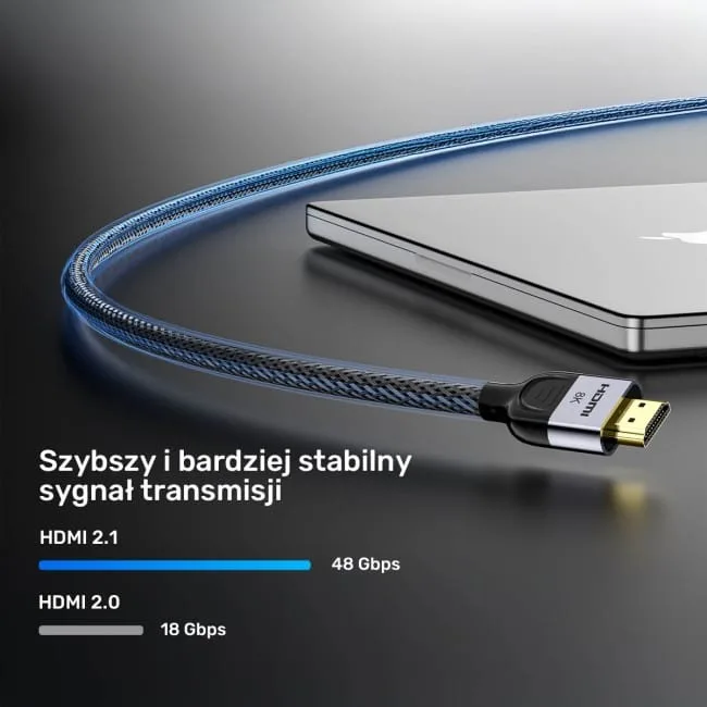 Unitek przewód 8K LUX HDMI 2.1 oplot 1M — image 10