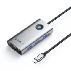 Orico USB-C 6w1 | 3x USB-A 3.0 | 1x USB-C PD 100W | 1x HDMI 4K 30Hz | 1x RJ45 2.5G Ethernet - euroblister