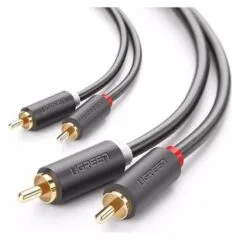 Ugreen AV104 2x RCA (Cinch) do 2x RCA (Cinch) 2m czarny