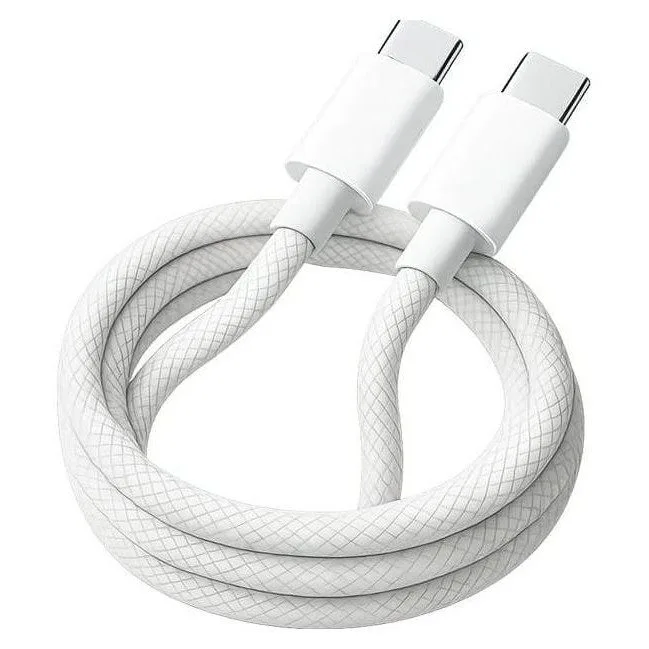 Teltech PD E-maker oplot USB-C - USB-C 240W 2m biały TCA-11 — image 1