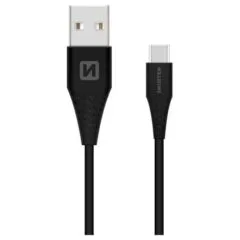 Swissten USB - USB-C 3.1 1.5m (7mm) czarny