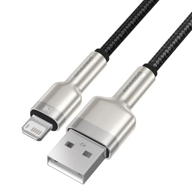Baseus lightning - USB-A Cafule, 2.4A, 1m (czarny) — image 2