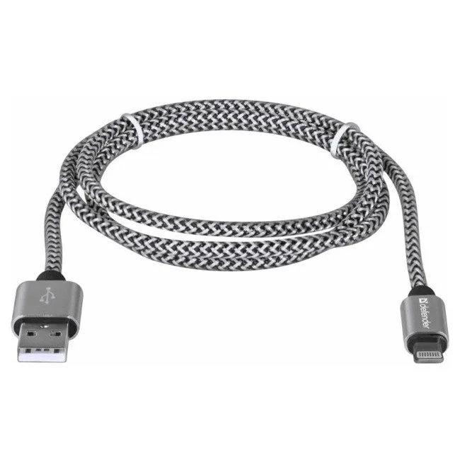 Defender USB-LIGHTNING 1,0m 2.1A Biały — image 2