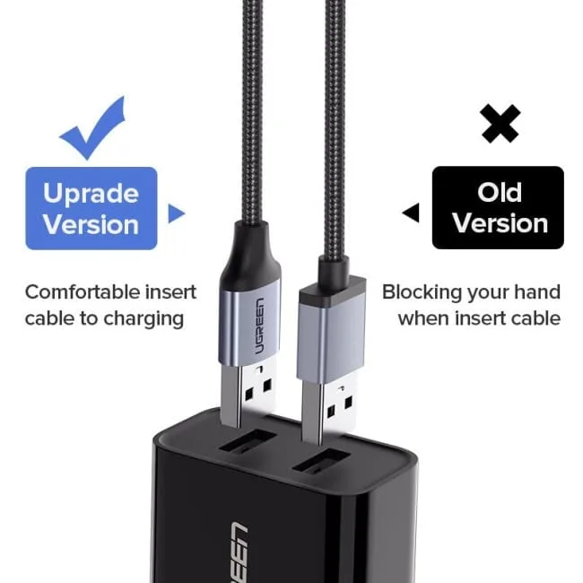 Ugreen USB do Micro USB QC 3.0 2.4A 1m czarny — image 5