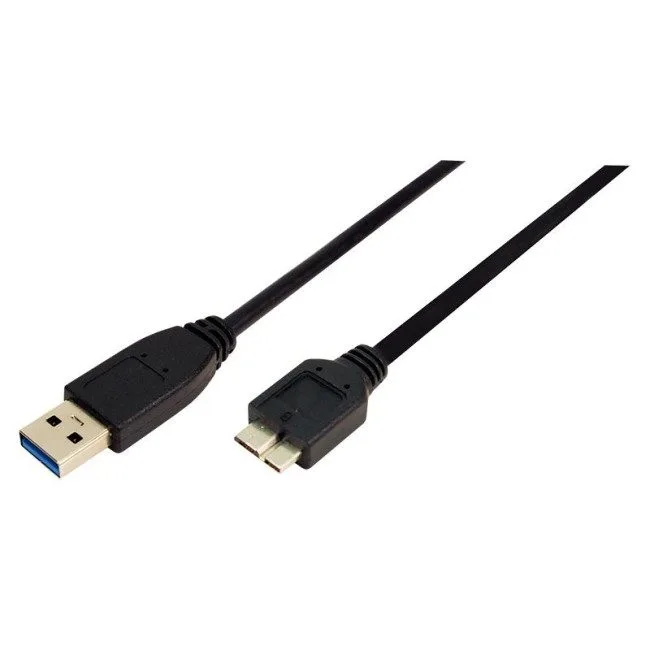 LogiLink micro USB-B 2.0m czarny — image 1
