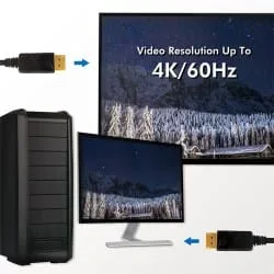 LogiLink DisplayPort 1.2 M/M 1.0m czarny — image 3