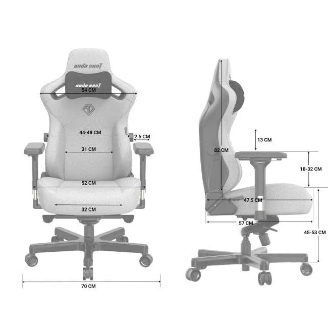 Anda Seat Kaiser 3 L materiałowy czarny — image 6