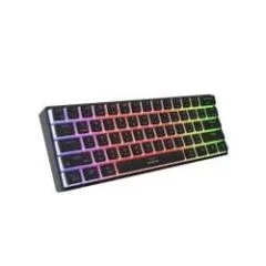 Klawiatura gamingowa Thor 660 G2 Gateron Red bezprzewodowa mechaniczna podświetlana czarna