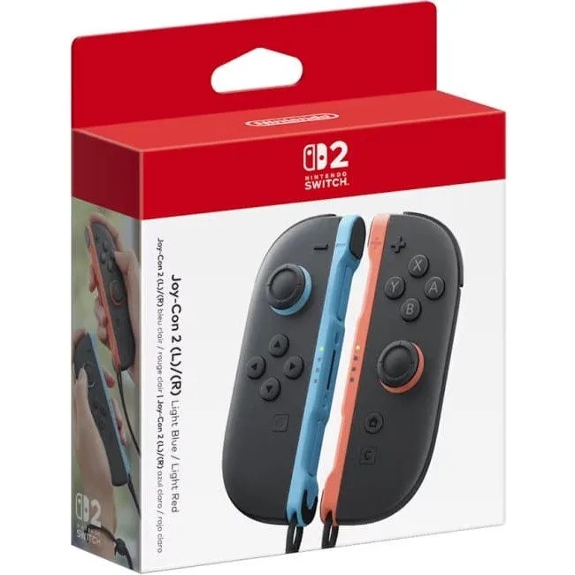 Nintendo Joy-Con 2 Pair Light Blue/Light Red — image 6