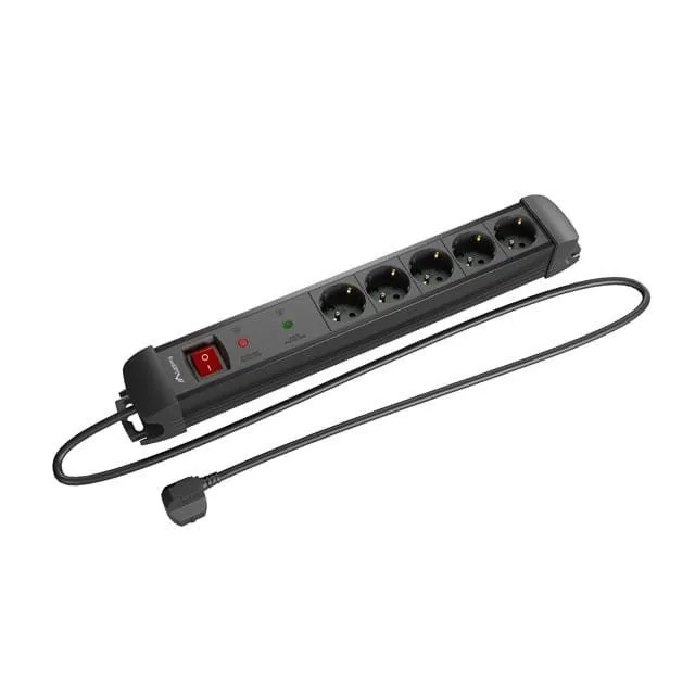 Lanberg listwa zasilająca SP1 3m 5x Schuko czarna — image 6