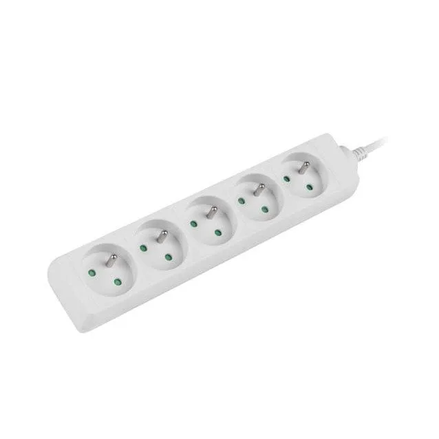Lanberg listwa przedłużacz 1.5m 5x PL biała — image 1