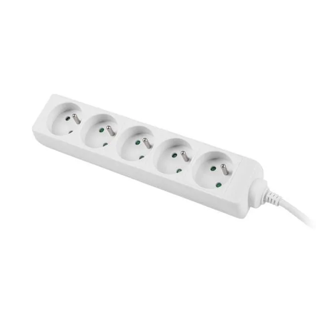 Lanberg listwa przedłużacz 1.5m 5x PL biała — image 2