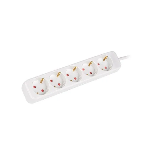 Lanberg listwa przedłużacz 3m 5x Schuko biała — image 1