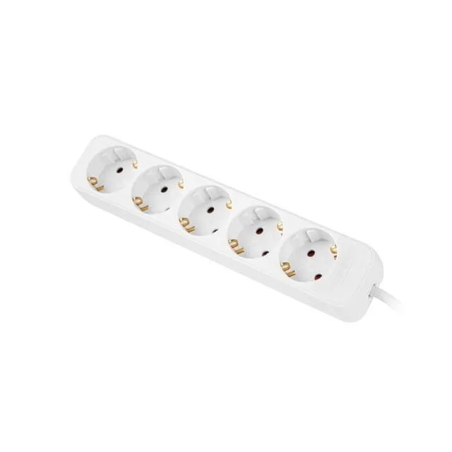 Lanberg listwa przedłużacz 3m 5x Schuko biała — image 2