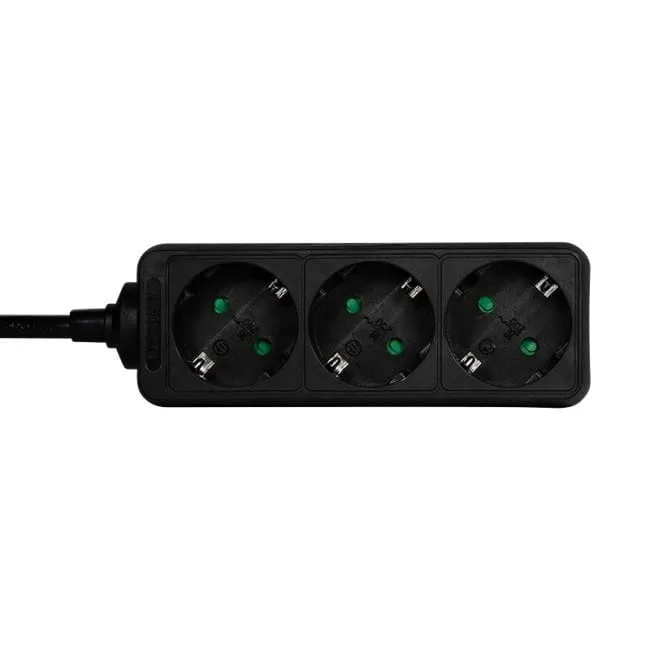 LogiLink 3 gniazda 1.4m czarna — image 2