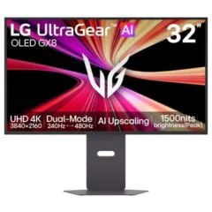 LG UltraGear Evo AI 32GX870B-B - 480Hz Full HD | 240Hz 4K | Tandem OLED | 31.5" | HDR500 | USB-C PD90W