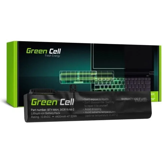 Green Cell BTY-M6H do MSI GE62 GE63 GE72 — image 3
