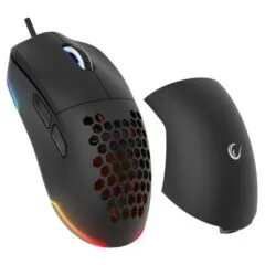 Myszka gamingowa Rampage Blink przewodowa 12800 dpi optyczna czarna