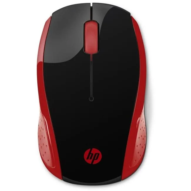 Myszka HP 200 bezprzewodowa czerwona — image 1