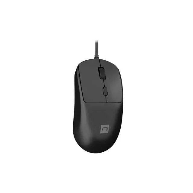 Myszka Natec Hawk 2 przewodowa czarna — image 2