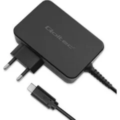 Qoltec 120W Turbo PD | 5-28V | 3-4.5A | USB-C | Laptop | Smartfon | Czarna