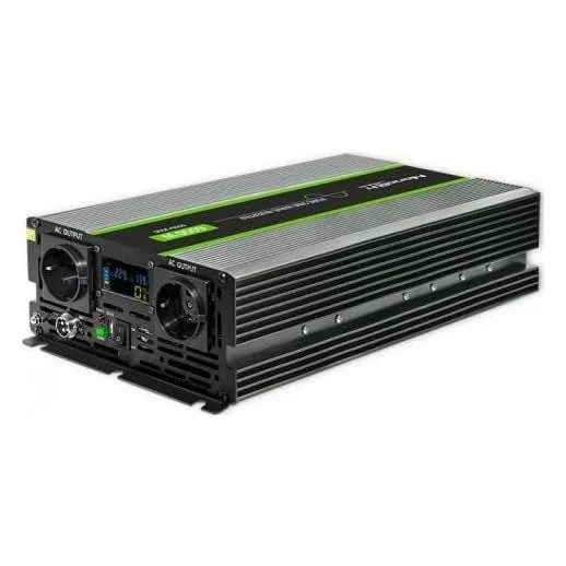 Qoltec Monolith | 3000W | 6000W | 24V na 230V | Czysty Sinus | LCD — image 4