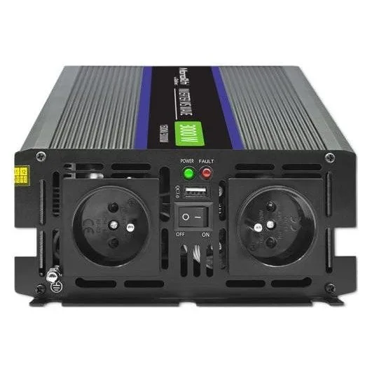Qoltec Monolith 3000 MS Wave | 12V na 230V | 1500/3000W | USB — image 5