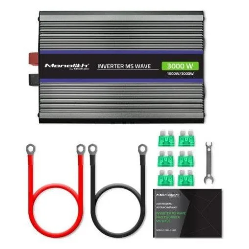 Qoltec Monolith 3000 MS Wave | 12V na 230V | 1500/3000W | USB — image 6