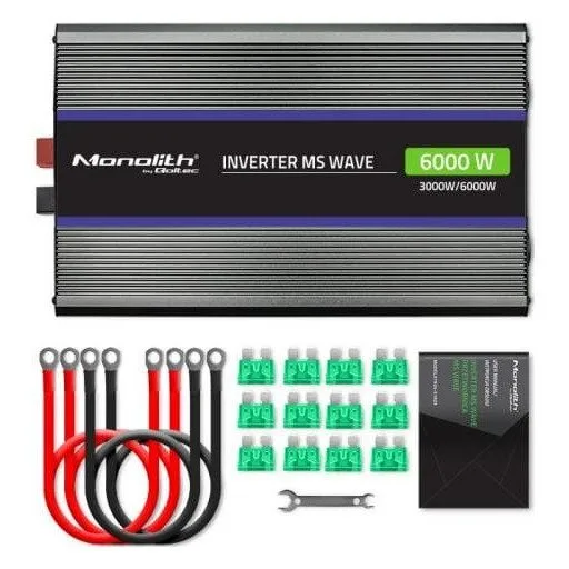 Qoltec Monolith 6000 MS Wave | 12V na 230V | 3000/6000W | USB — image 2