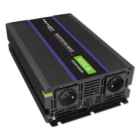 Qoltec Monolith 6000 MS Wave | 12V na 230V | 3000/6000W | USB — image 6