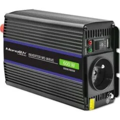 Qoltec Monolith 600 MS Wave | 12V na 230V | 300/600W | USB
