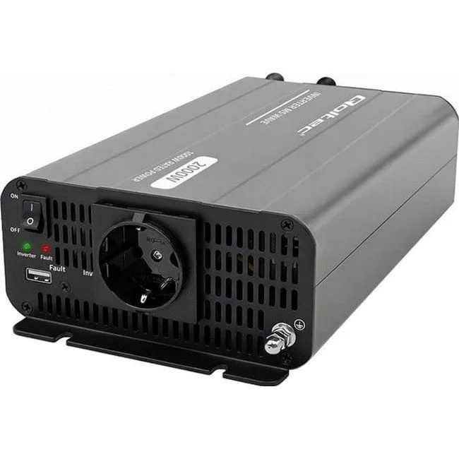 Qoltec MS Wave | 12V na 230V | 1000/2000W | USB — image 3