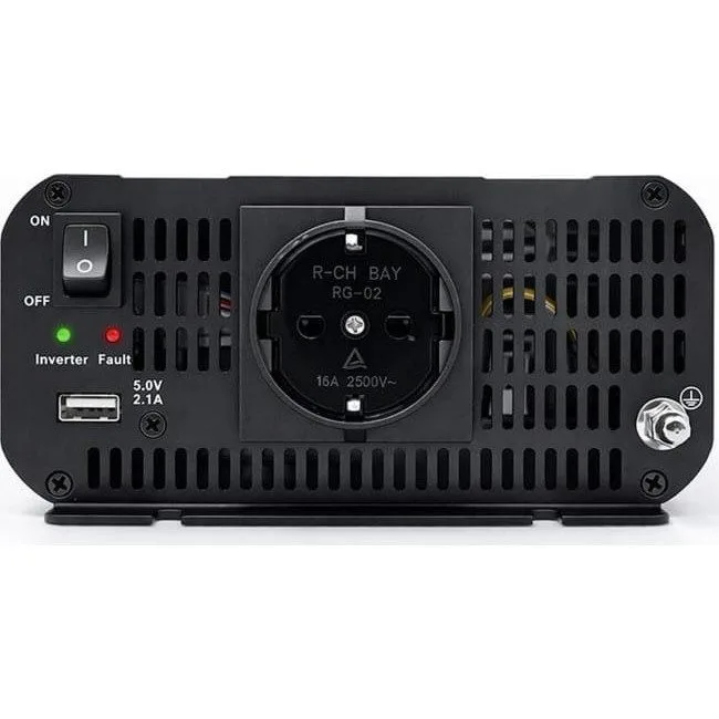 Qoltec MS Wave | 12V na 230V | 1000/2000W | USB — image 4