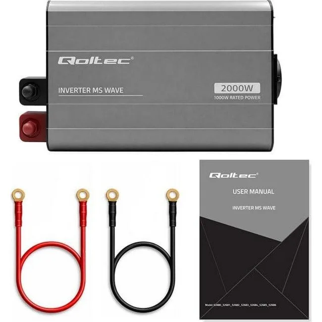 Qoltec MS Wave | 12V na 230V | 1000/2000W | USB — image 6