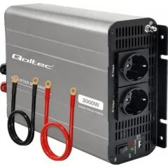 Qoltec MS Wave | 12V na 230V | 1500/3000W | USB