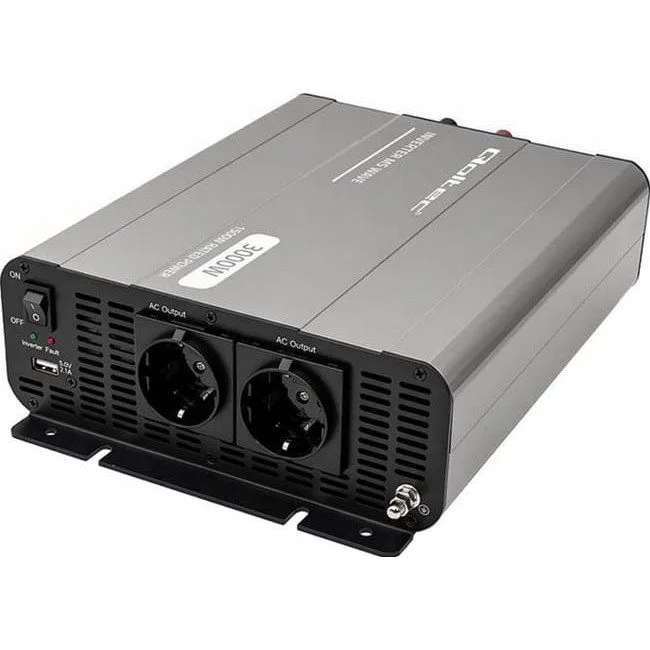 Qoltec MS Wave | 12V na 230V | 1500/3000W | USB — image 2