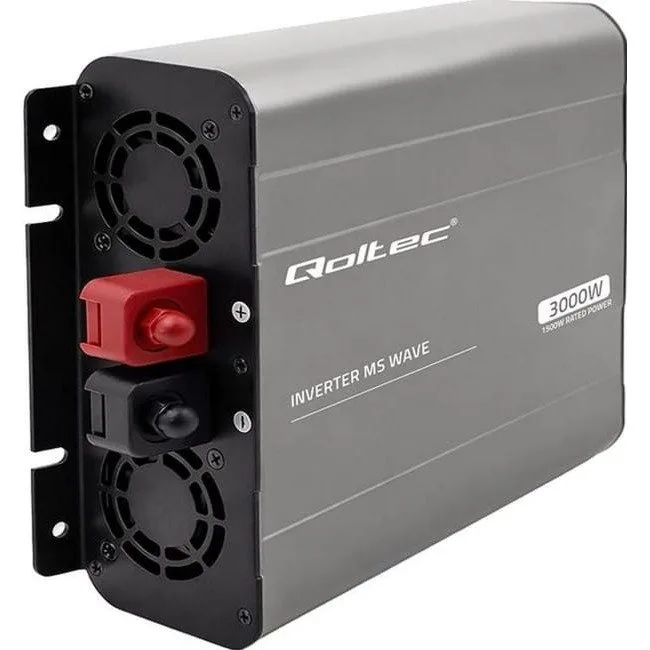 Qoltec MS Wave | 12V na 230V | 1500/3000W | USB — image 3
